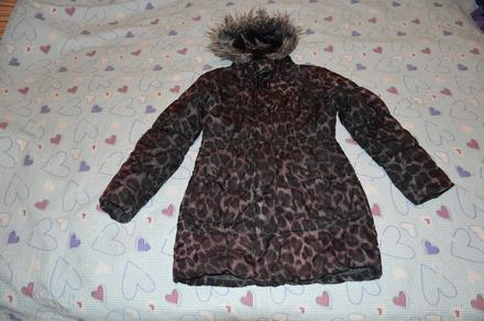 134 140 146 přechodový tygrovaný kabátek, 134