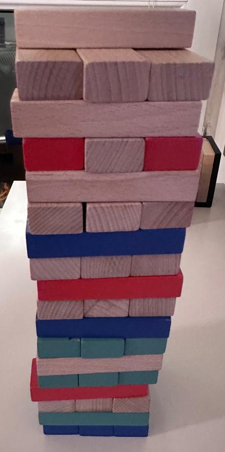 Fjällvråk dřevěná věž jenga, 