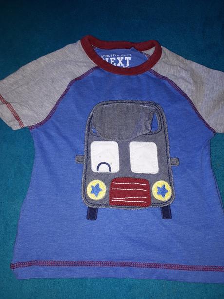 Tricko s autem next vel. 86, lindex,86