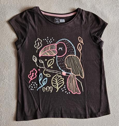 4x dívčí tričko (3x krátké, 1x dlouhé) vel.128-134, 128