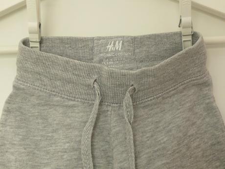 Šedé tepláky, h&m,74
