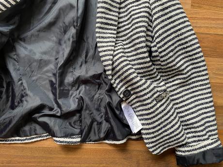 Pruhované neformální sako, vel s-s/m, atmosphere, atmosphere,s