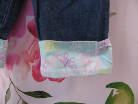 Modré džínové kraťasy, ladybird,98