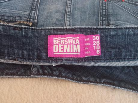 Riflová sukně velikost 38, denim,m