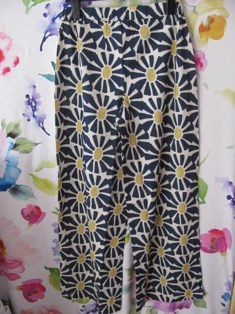 Dámské volné letní kalhoty model marisol wide leg, m