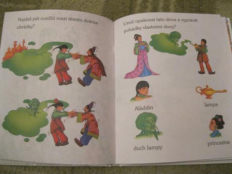 Knížka 4 známých pohádek,