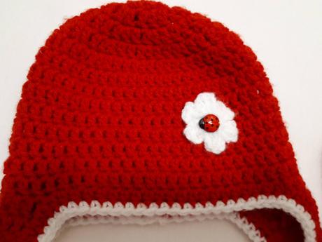 Zimní pletený komplet, čepička, rukavičky, capáčky, 80