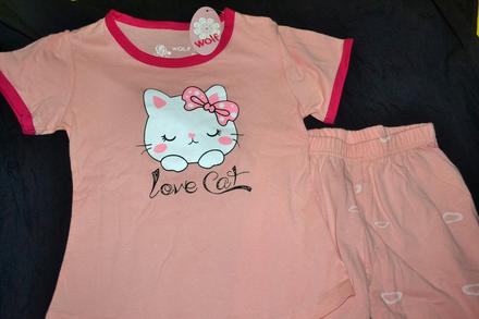 Krátké bavlněné pyžamo wolf,v.98, wolf,98