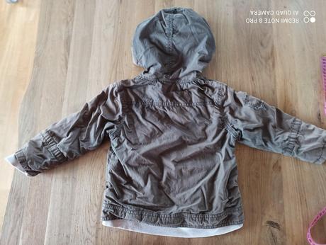 Hezká podzimní bunda s kapucí, 92