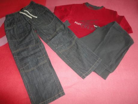 Set, rifle, triko, pyžamo, 4-6 let, kus nebo vše, 104–116