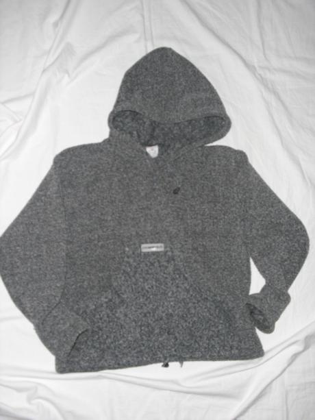 Teploučká šedá melírovaná mikča, radetex,134