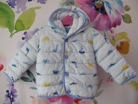 Zimní bunda s kapucí s dráčky joules, 74