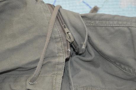 134 bavlněný khaki kabátek, parka na 8 let, 134