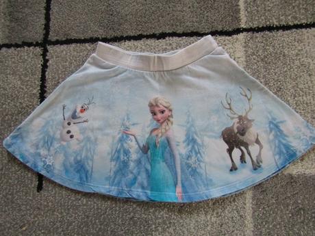 Bavlněná sukýnka s elsou zn.h & m vel.98/104, h&m,98