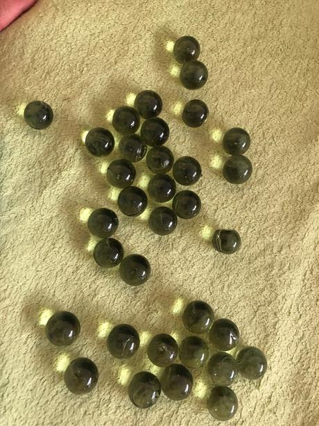 Kulicky sklenene v penalu na tuzky, 