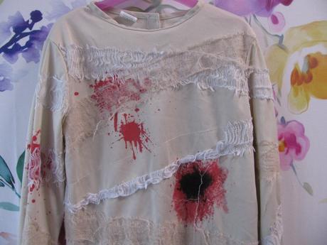 Karnevalový kostým, halena zombie halloween,