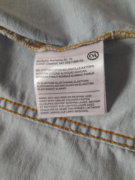 Riflová bunda, č&a, vel 134, c&a,134