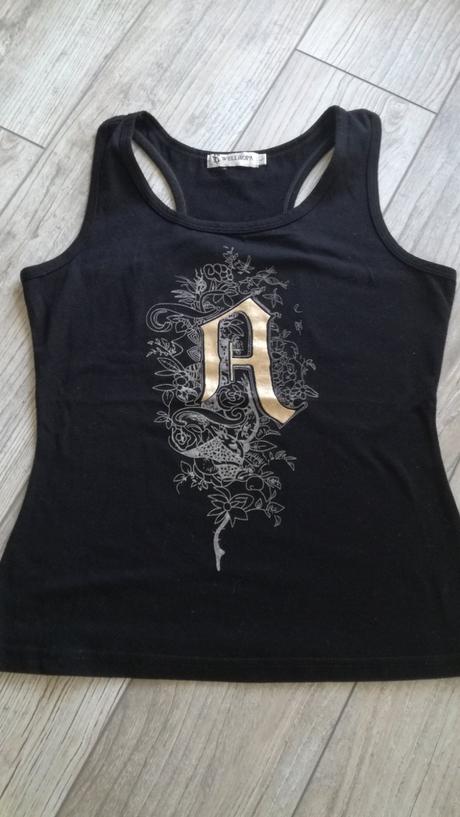 Dámské černé tílko, s