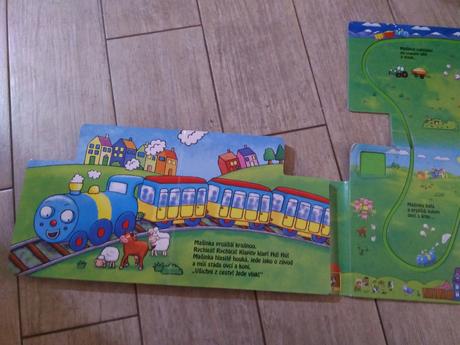 Kniha malý vláček,