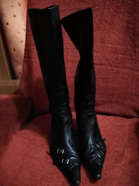 Kozačky kožené, 38