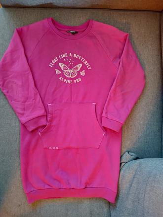 Mikinové šaty alpine pro,vel.134, alpine pro,134