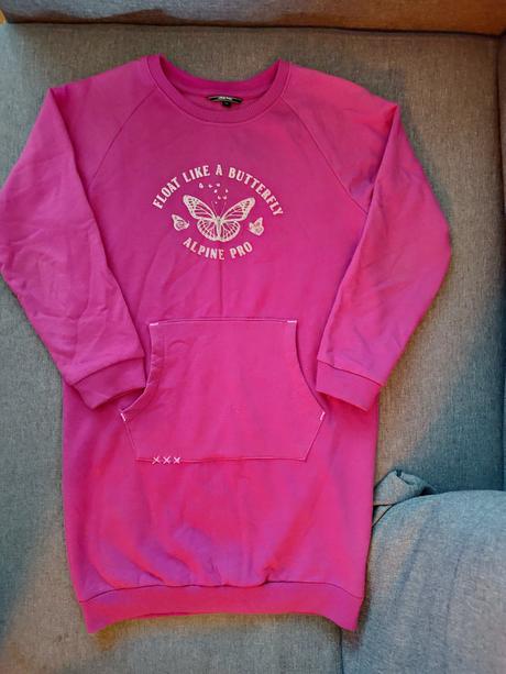 Mikinové šaty alpine pro,vel.134, alpine pro,134