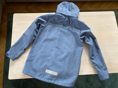 Softshellová bunda s kožíškem na jaro/podzim, tchibo,146