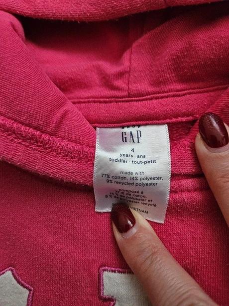 Tepláková souprava gap, vel. 3-4 roky, gap,98