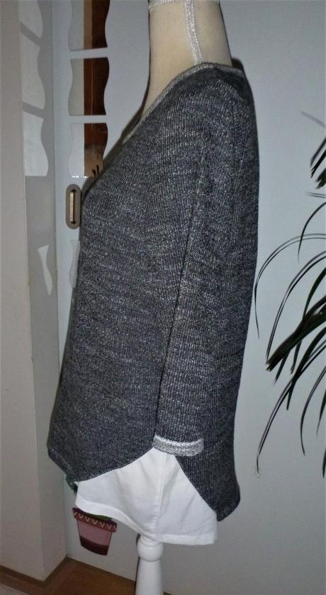 Svetřík s košilovou vsadkou vel.l, l