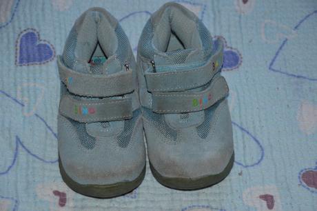 Sv. modré hezké boty, botičky, botasky suché zipy, bambino,22