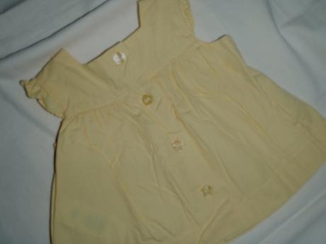 Komplet žluté vyšívané tuničky a legín s kraječkou, girl2girl,62