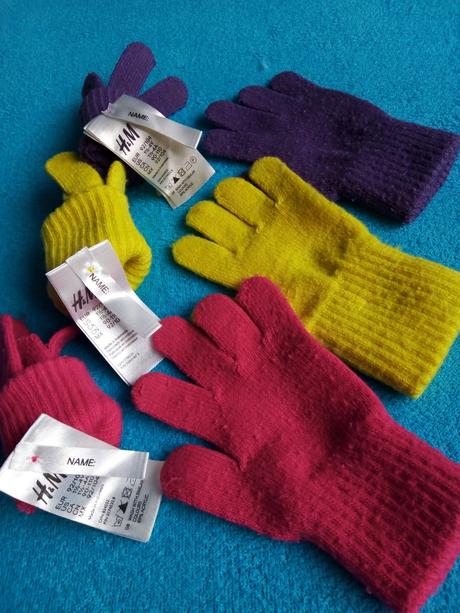 Rukavice zn."h&m" vel."92-104", h&m