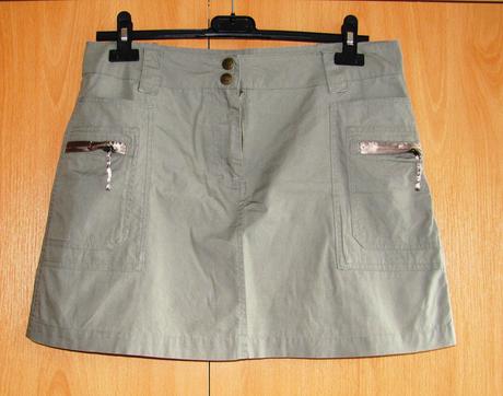 Letní plátěná minisukně, m
