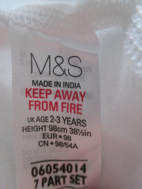 Bavlněné body s krátkým rukávem, marks & spencer,98