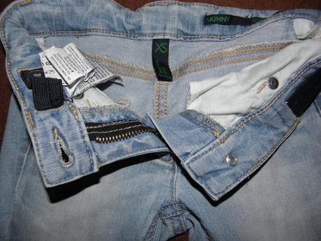 Slim rifle / džíny benetton vel.110, benetton,110