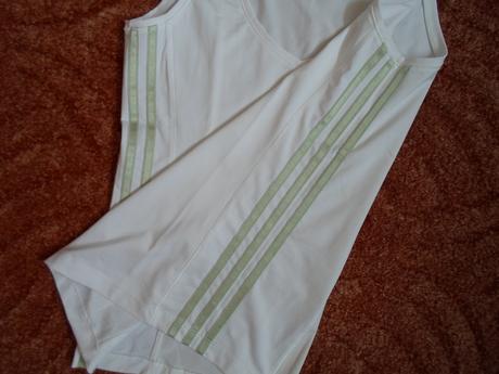 Bílé tričko tílko top adidas, adidas,l