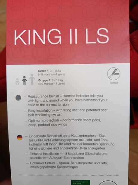 Autosedačka britax römer king ii ls, britax