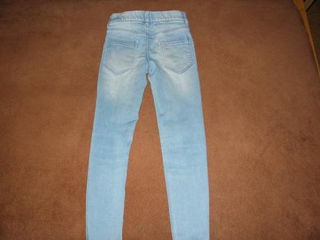 Riflové / džínové jeggíny zn. dopodopo vel.122, dopodopo,122