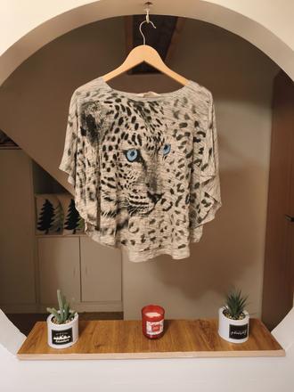 Leopardí tričko h&m, 164