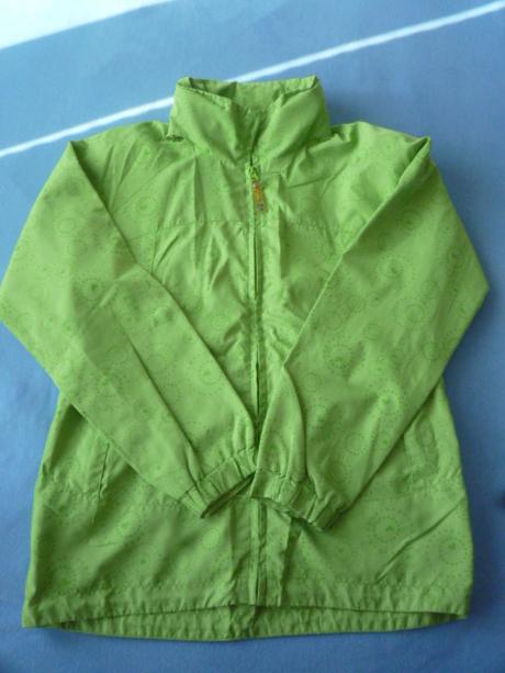 Zelená tenká bunda s kapucí vel. 146, wolf,146