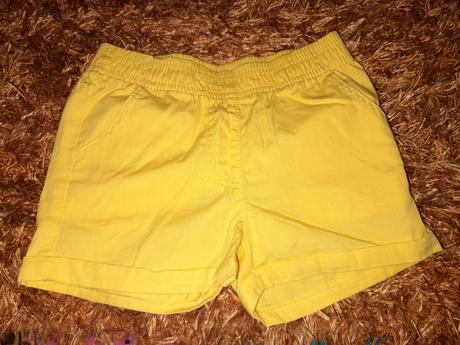 Lupilu kraťasy žluté letní 110, lupilu,110
