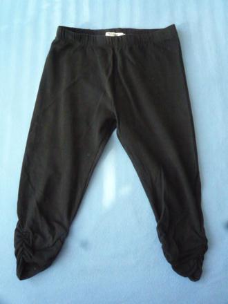 Černé legíny po kolena reserved vel. 152, reserved,152