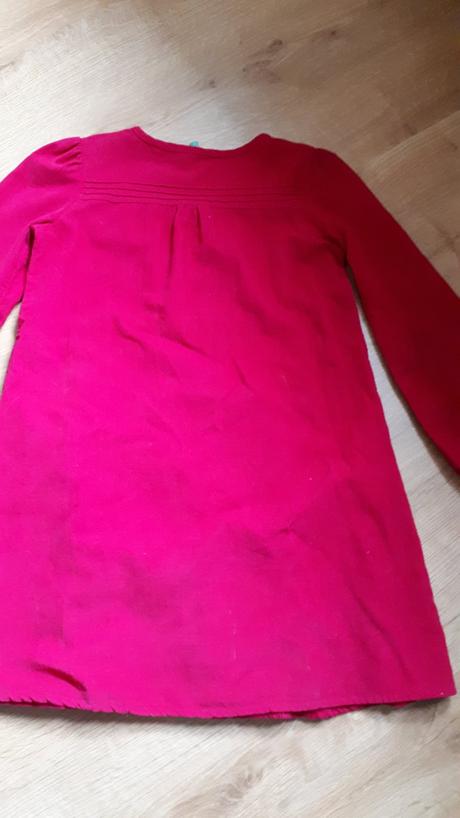 Krásné jemné manžestrové šaty,  šatovka, benetton,140