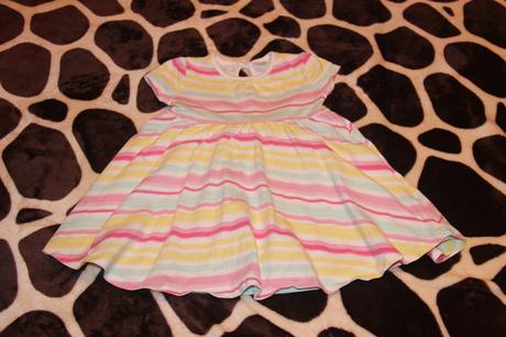 Pruhované šatičky, f&f,80