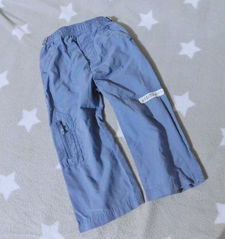 Plátěné kalhoty junior vel.86/92, 92
