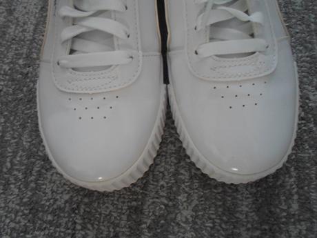 Bílé boty tenisky botasky puma lesklé, puma,39