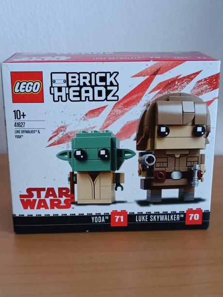 Lego brickheadz 41627 luke skywalker a yoda,