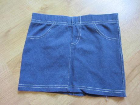 Džínová elastická pružná sukýnka, girl2girl,98