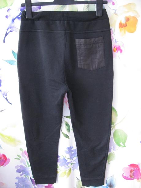 Chlapecké černé bavlněné tepláky, f&f,152