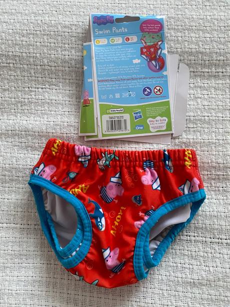 Plenkové plavky s pepinou - s/6-12 měs, 4 kg - 9 kg